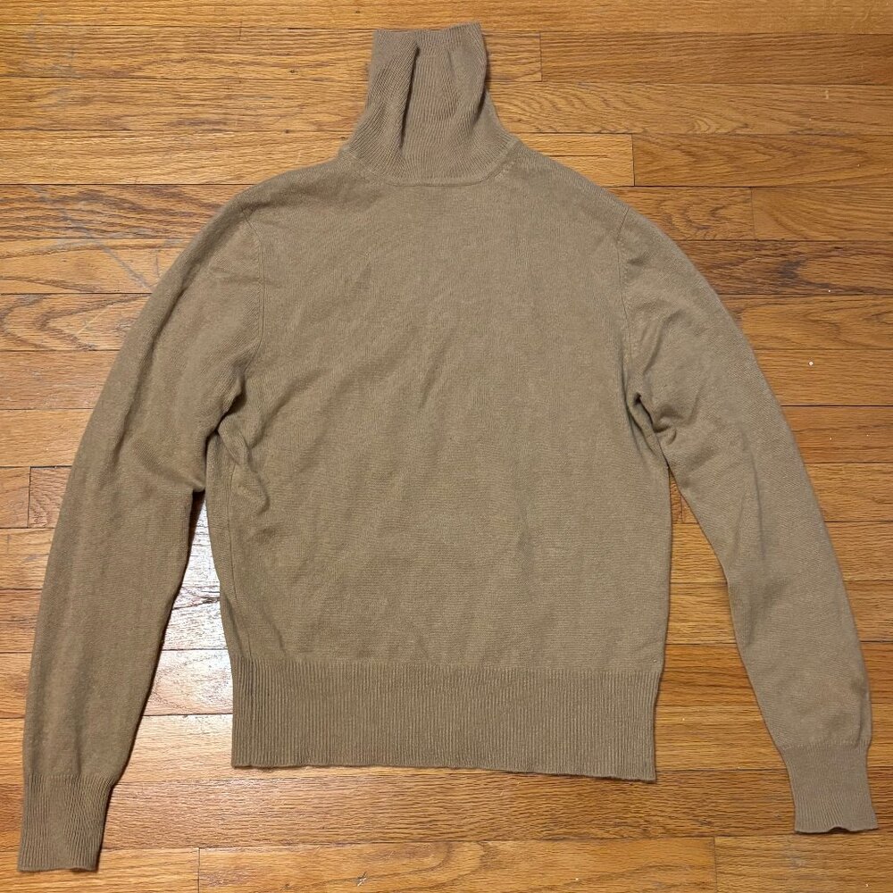 Lord & Taylor Two-Ply Cashmere Turtle Neck Size L